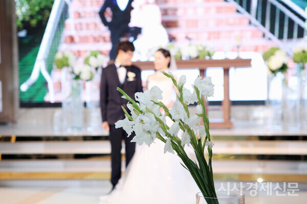 결혼식 모습. 사진=김주현 기자