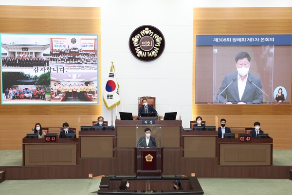 서울시의회는 10일부터 오는 21일까지 12일간의 일정으로 제308회 정례회를 개최한다. 금번 정례회에서는 2021년도 결산을 비롯한 각종 안건이 처리될 예정이다. 사진=서울시의회