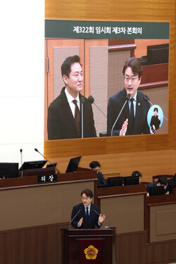 박유진 의원은 22일, 서울여성공예센터 관련 시정질문을 실시했다. 사진=서울시의회